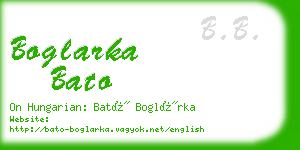 boglarka bato business card